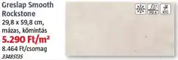 Bauhaus Greslap smooth rockstone ajánlat