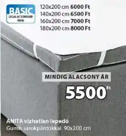 JYSK Anita vízhatlan lepedő ajánlat