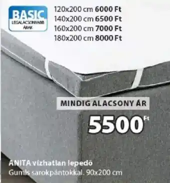 JYSK Anita vízhatlan lepedő ajánlat