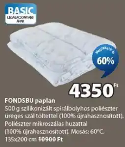 JYSK Fondsbu paplan ajánlat