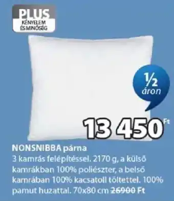 Nonsnibba párna