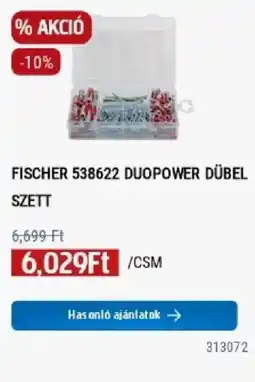 Praktiker fischer duopower dűbel szett ajánlat