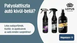 Praktiker Lotus autóparfümök, tisztító és ápolószerek ajánlat