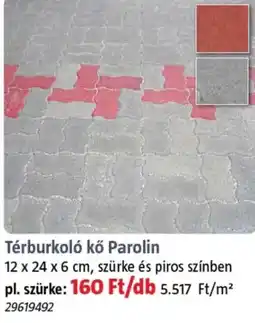 Bauhaus Parolin térburkoló kő ajánlat