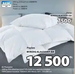 JYSK Basic párná ajánlat
