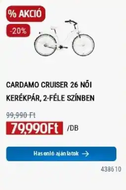 Praktiker Cardamo cruiser 26 női kerékpár ajánlat