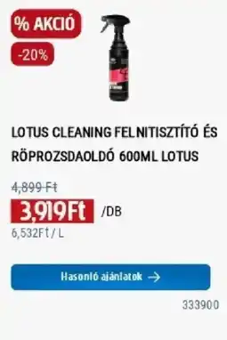 Praktiker Lotus cleaning felntisztító és röprozsd aoldó ajánlat