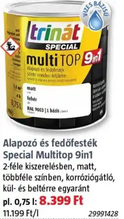 Bauhaus Alapozó és fedőfesték Special Multitop 9in1 ajánlat