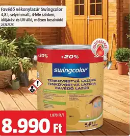 Bauhaus Favédő vékonylazúr Swingcolor ajánlat