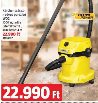 Kärcher száraz-nedves porszívó WD2