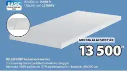 JYSK Billefjord habszivacs matrac ajánlat