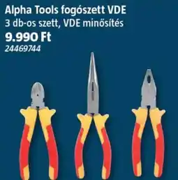 Bauhaus Alpha Tools fogószett VDE ajánlat