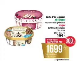 Coop Carte D'Or jégkrém ajánlat