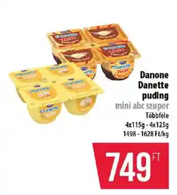 Coop Danone Danette pudding ajánlat