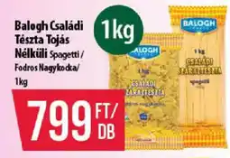 Coop Balogh családi tészta ajánlat