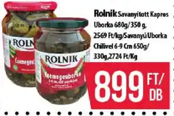 Coop Rolnik savanyitott kapros uborka ajánlat