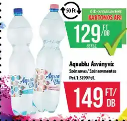 Coop Aquablu ásványvíz ajánlat