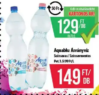 Aquablu ásványvíz