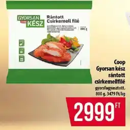 Coop Coop rántott csirkemellfilé ajánlat