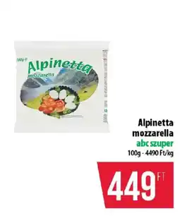 Coop Alpinetta mozzarella ajánlat