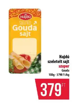Coop Hajdú szeletelt sajt ajánlat