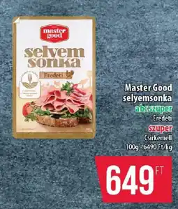 Coop Master Good selyemsonka ajánlat