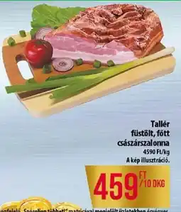Coop Tallér füstölt, főtt császársalonna ajánlat
