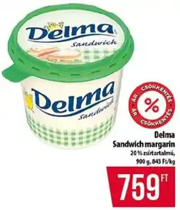 Coop Delma sandwich margarin ajánlat