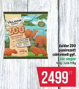 Coop Valdor zoo csirkemell ajánlat