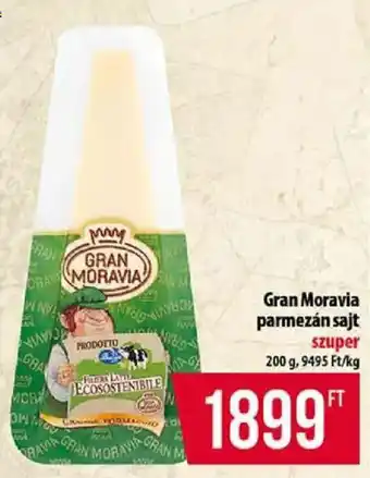 Coop Gran moravia parmezán sajt ajánlat
