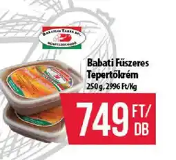 Coop Babati fűszeres tepertőkrém ajánlat