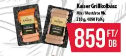 Coop Kaiser grillkolbász ajánlat