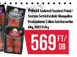 Coop Privát szeleltelt szalámi pokol ajánlat