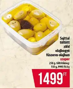 Coop Sajttal töltött zöld olajbogyó ajánlat