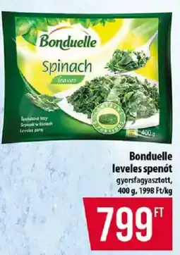 Coop Bonduelle leveles spenót ajánlat
