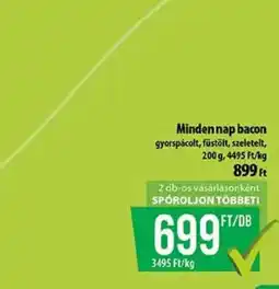 Coop Minden nap bacon ajánlat