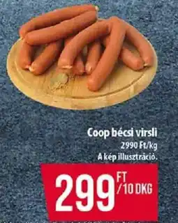 Coop Coop bécsi virsli ajánlat