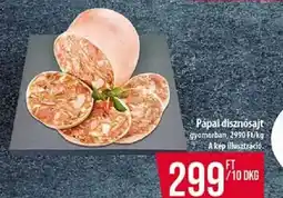 Coop Pápai disznósajt ajánlat