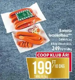 Coop Kometa lecsókolbász ajánlat