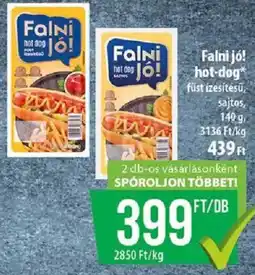 Coop Falni jó! hot dog ajánlat