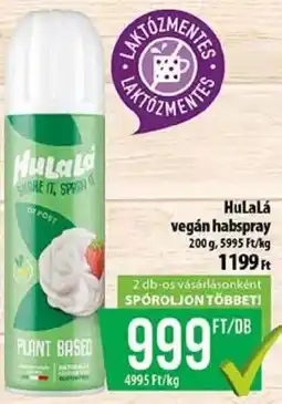 Coop Hulalá vegán habspray ajánlat