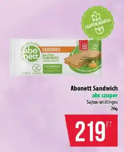 Coop Abonett sandwich ajánlat
