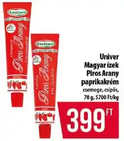 Coop Univer piros arany paprikakrem ajánlat