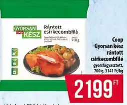 Coop Coop rántott csirkecombfilé ajánlat