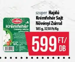 Coop Hajdú krémfehér sajt ajánlat