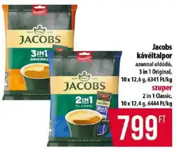 Coop Jacobs kávéitalpor ajánlat