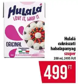 Coop Hulalá cukrászati habalapanyag ajánlat