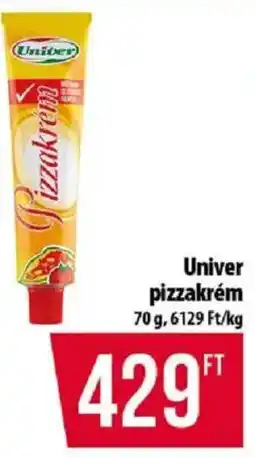 Coop Univer pizzakrém ajánlat