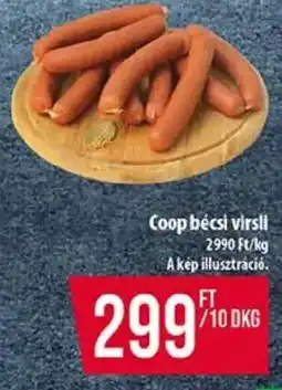 Coop Coop bécsi virsli ajánlat