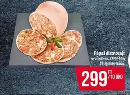 Coop Pápai disznósajt ajánlat